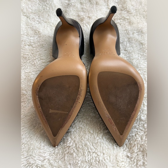 Madison Et Cie Black Leather Stiletto Pumps, Worn Once - Picture 8 of 8